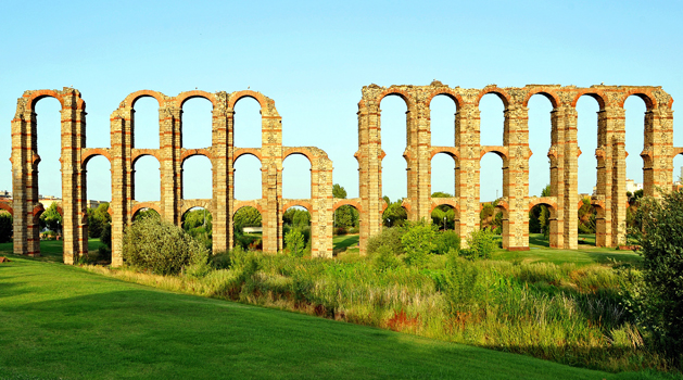 Roman Aqueduct of Los Milagros, Merida, Spain