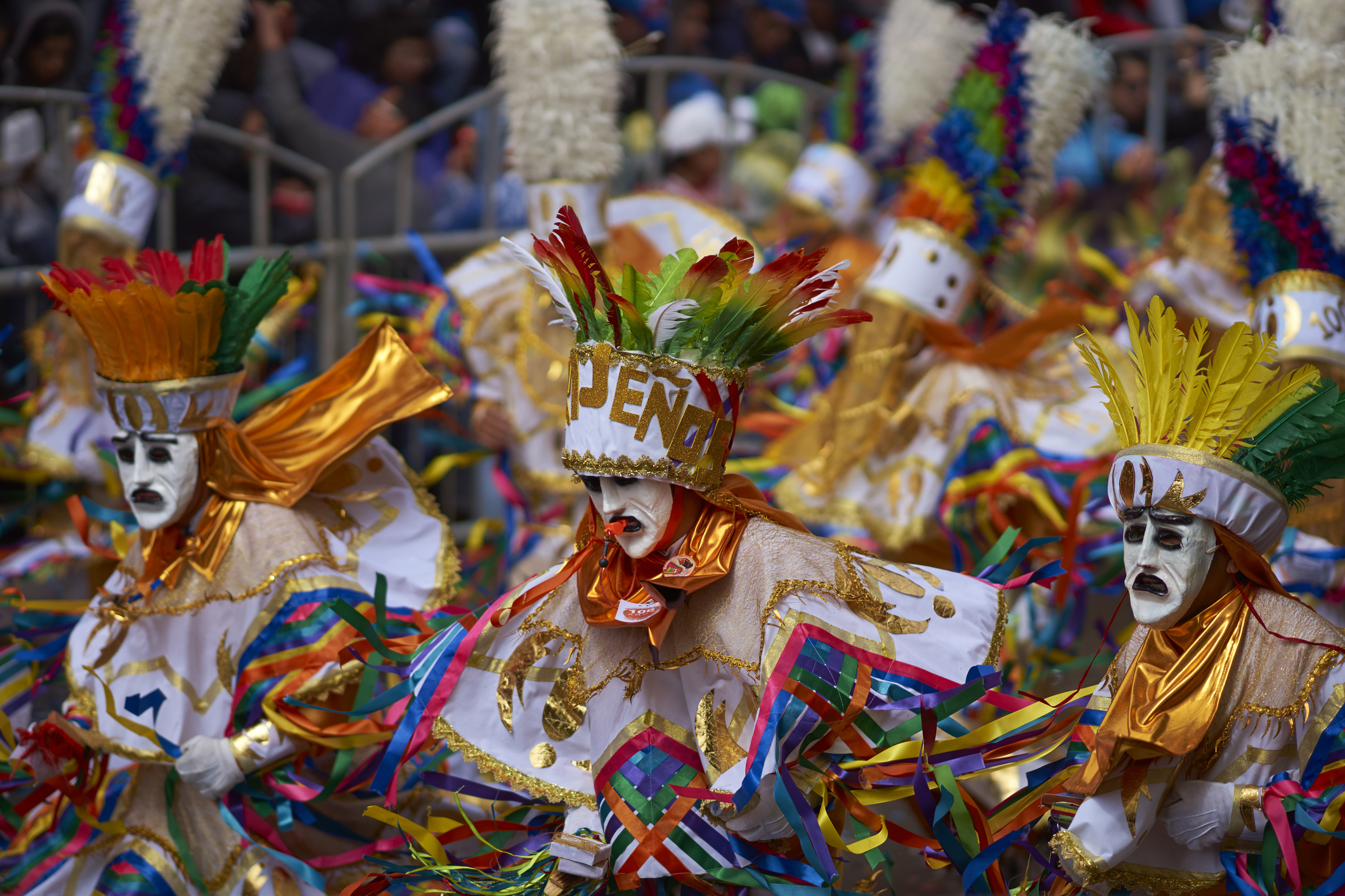 Tobas dance group at the Oruro Carnival