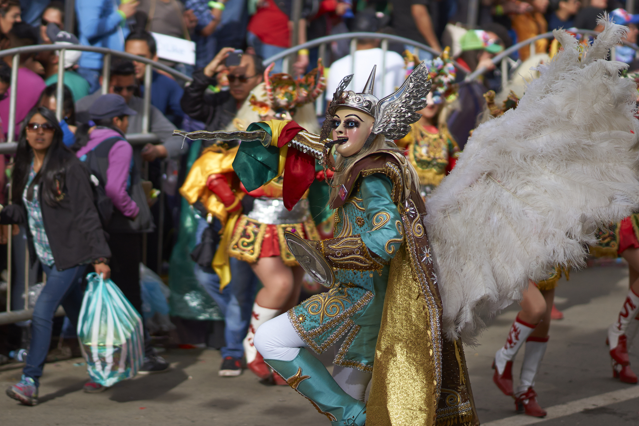 Diablada dance group at the Oruro Carnival