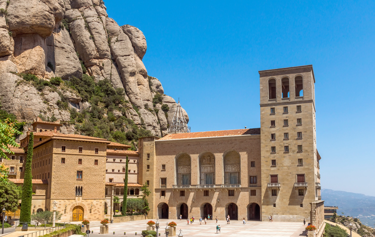 The Benedictine abbey Santa Maria de Montserrat