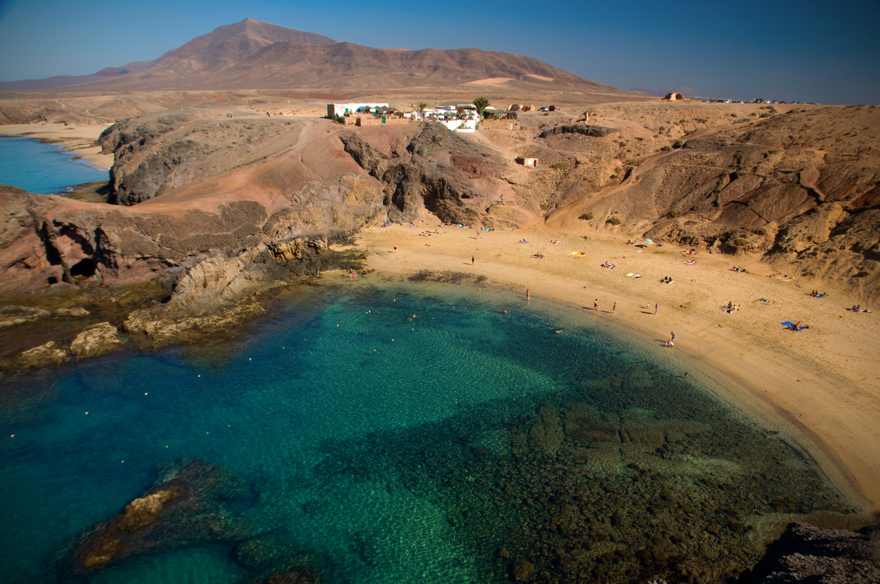 Papagayo beach at Lanzarote