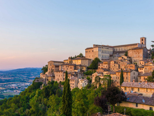 Vistas de Asís, en Umbria