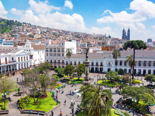 Plaza Grande in Ecuador