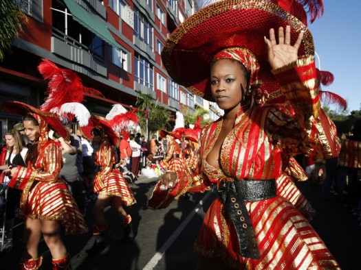 01/31/2013 the carneval in the city of Las Palmas on the Island Gran Canary on the Canary Island of Spain in the Atlantic Ocean.