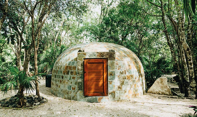 Experiencia temazcal en hoteles Bluebay Resorts