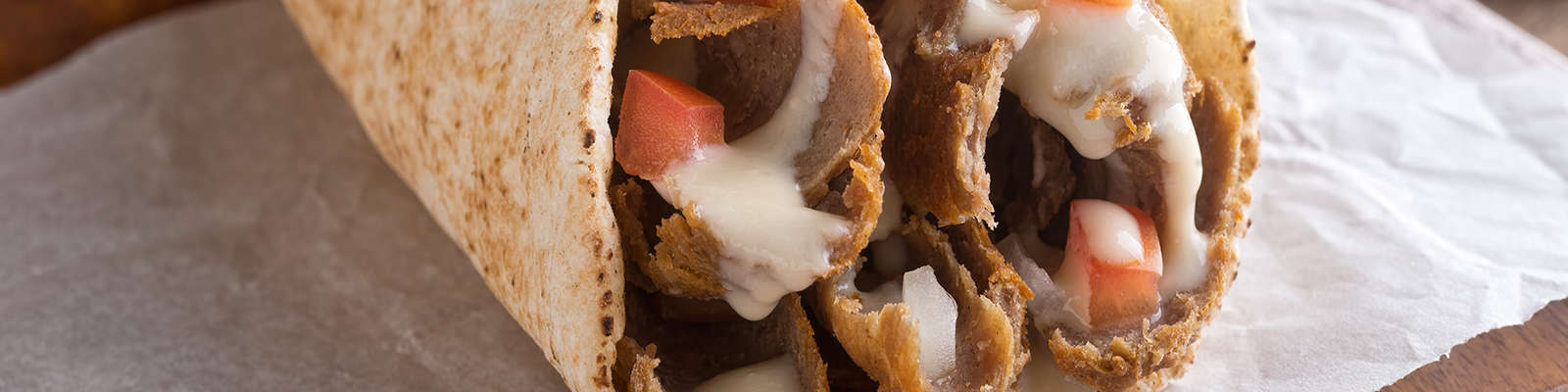 Probieren Sie das leckere, arabische Essen
