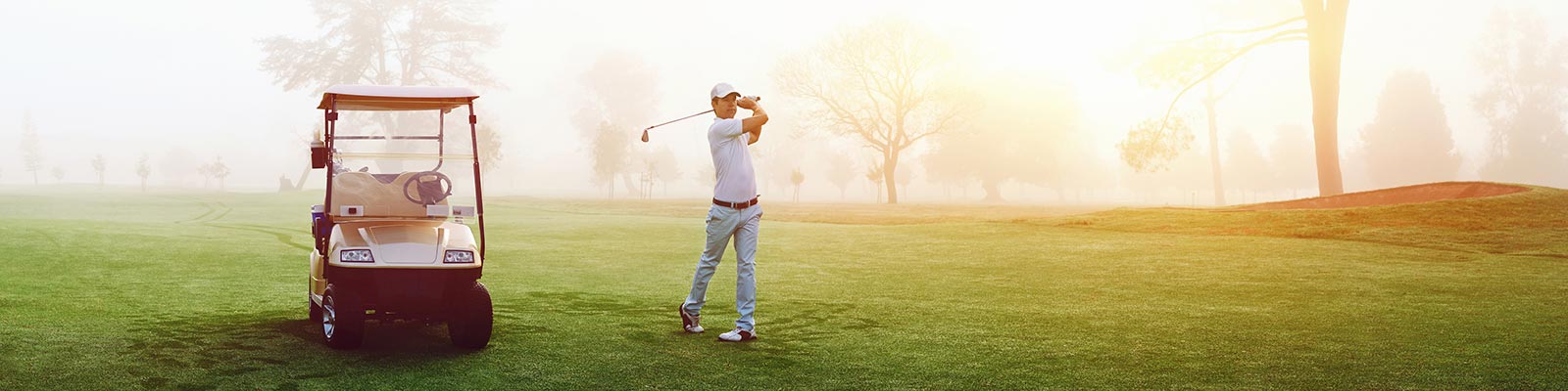 Juega al golf en un escenario único